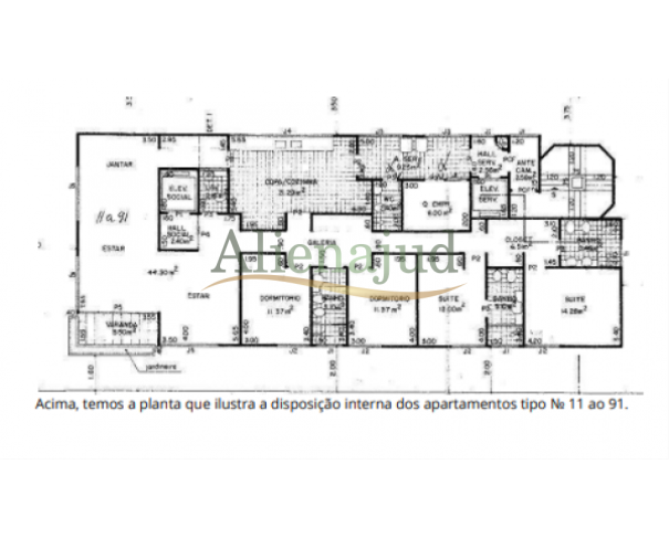 Foto de DIREITOS - Apart. c/ 2 suítes, 2 dorms. e área útil de 221,51m² situado na Rua Carolino Rodrigues em Santos/SP
