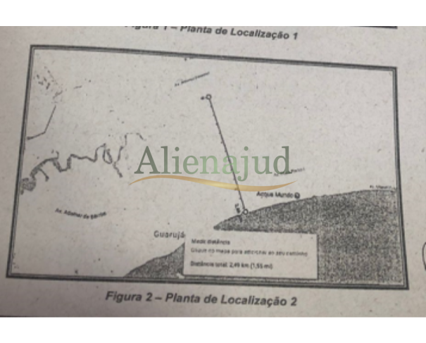 Foto de DIREITOS - área 34.761,85m² situada em Vicente de Carvalho no município de Guarujá/SP