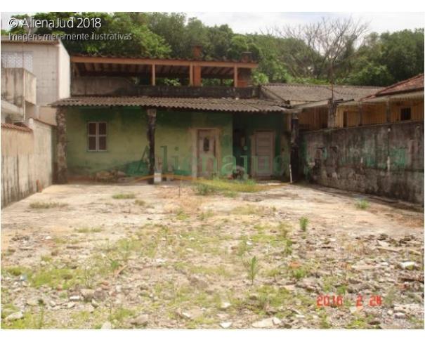 Foto de Terreno c/ Casa - área de 250m² - Santa Maria - Santos/SP