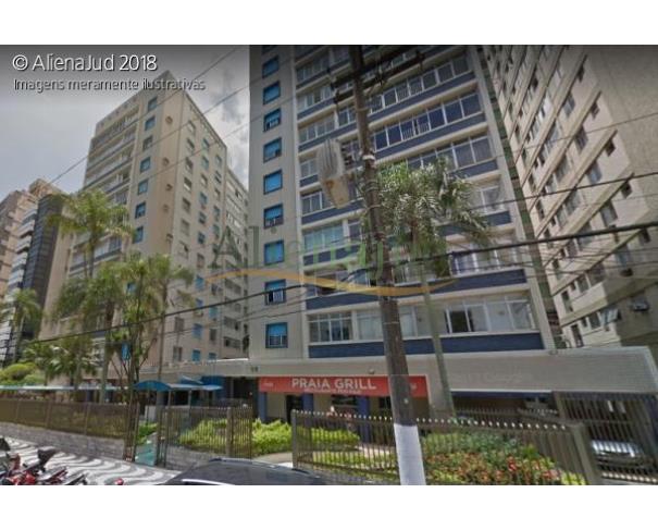 Foto de Apart. 1 dorm. c/ 50m²  em frente a praia - Aparecida - Santos/SP