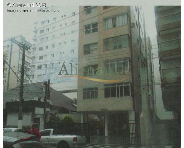 Foto de Apart. 1 dorm. c/ 39m² situado a Rua Jorge Tibiriça - Gonzaga - Santos/SP