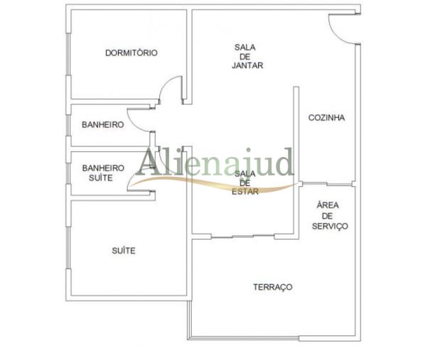 Foto de DIREITOS - Apart. c/ área privativa de 75,450 m² - Santo Amaro - São Paulo/SP
