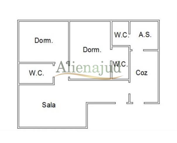 Foto de Apart. 2 dorms. c/ área útil de 74,40 m² situado na Rua Bassim Nagib Trabulsi em Santos/SP