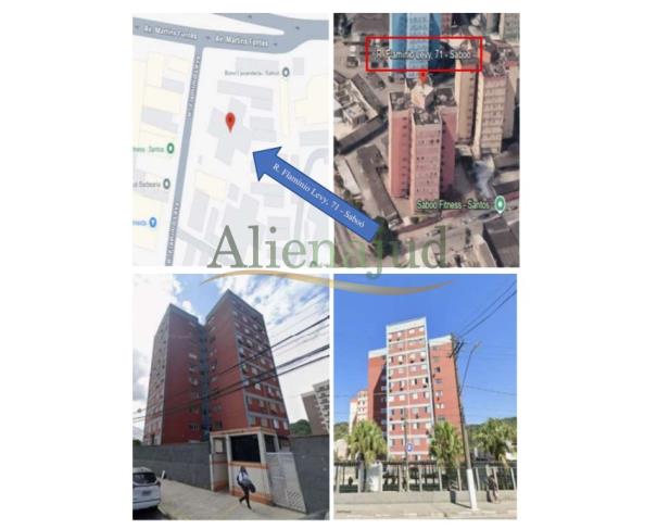 Foto de Apto. c/ 57,73m² e 2 dorm. no Saboó em Santos/SP