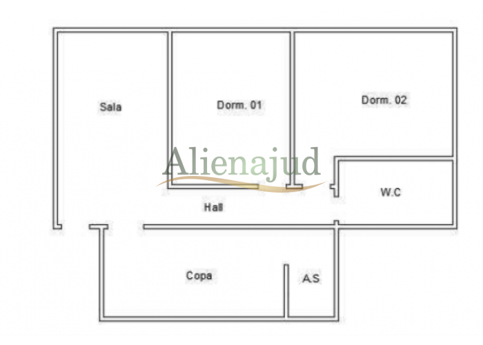 Imagem do imóvel NUA PROPRIEDADE - Apart. c/ 2 dorms. e área construída situado na Av. Moura Ribeiro em Santos/SP NUA PROPRIEDADE - Apart. c/ 2 dorms. e área construída