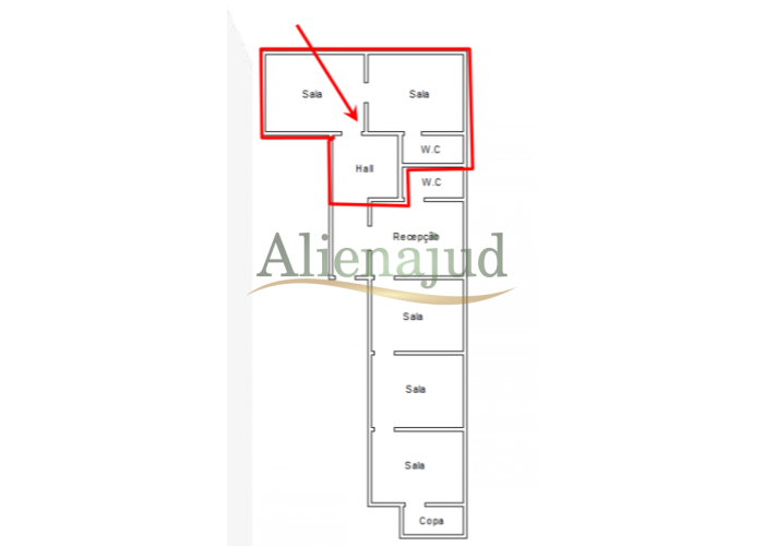Imagem do imóvel Conj. comercial c/ área útil de 38,70m² situado na Rua Adhemar de Figueiredo Lyra Conj. comercial c/ área útil de 38,70m² situado na Rua Adhemar de Figueiredo Lyra