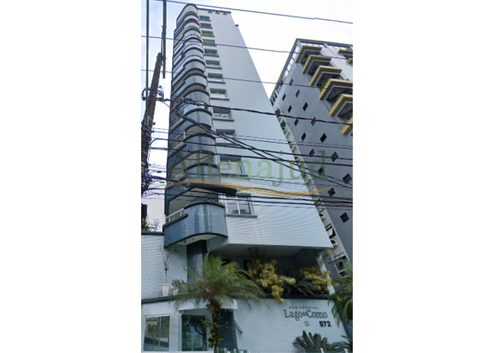 Edifício Lago di Como - Pompéia - Santos/SP Apto. c/ 161m² e 2 vagas de garag. - Pompéia - Santos/SP