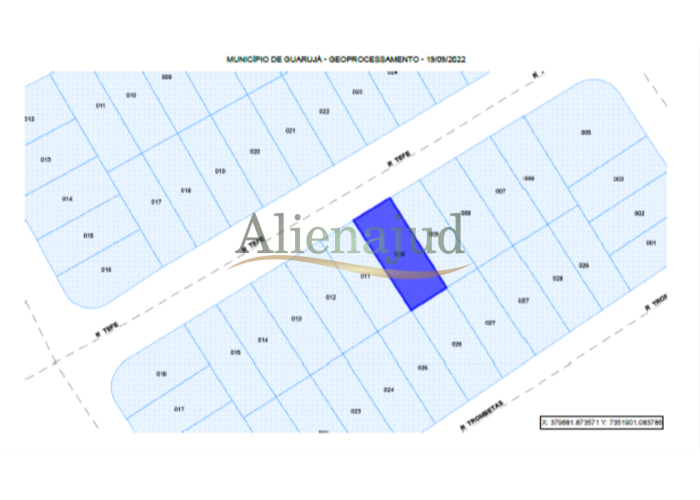 Terreno coberto por vegetação c/ 388m² - Praia Perequê - Guarujá/SP 665º LEILÃO JUDICIAL TRT2 ENCERRA 17/07/25 A PARTIR 10H