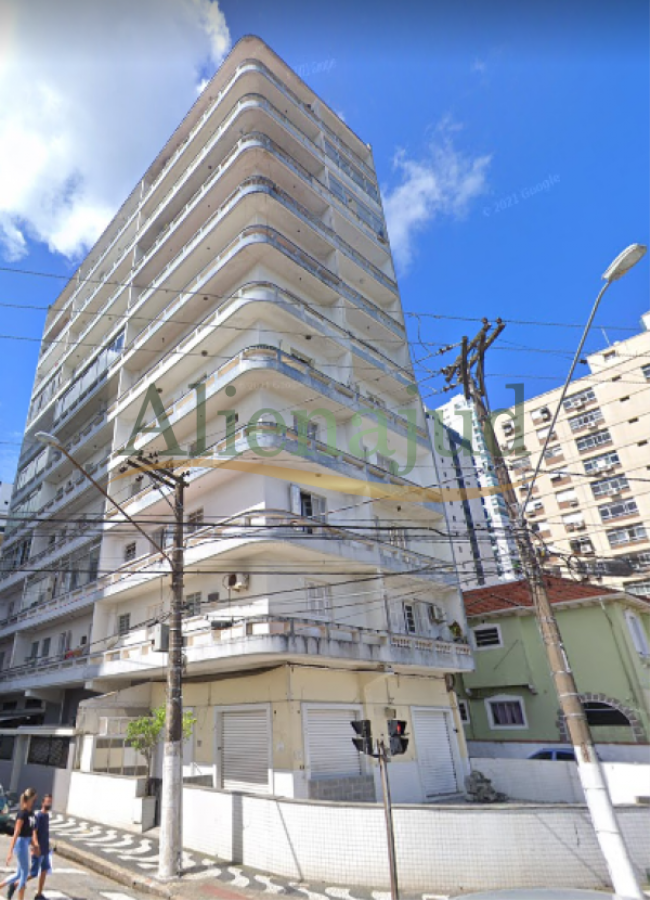 Loja térrea c/ área útil de 46,20m² situado na Rua Inglaterra em Santos/SP