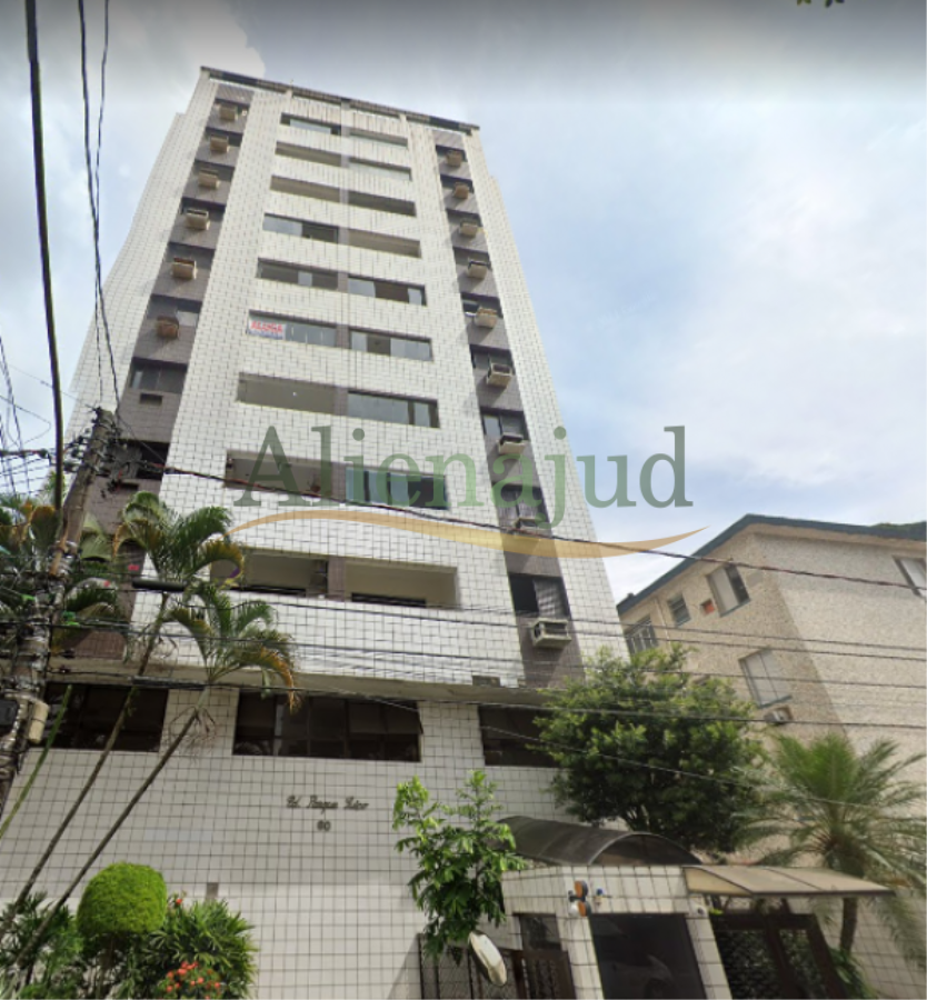 Apart. c/ área útil de 91,90m² situado na Rua Alberto Veiga em Santtos/SP
