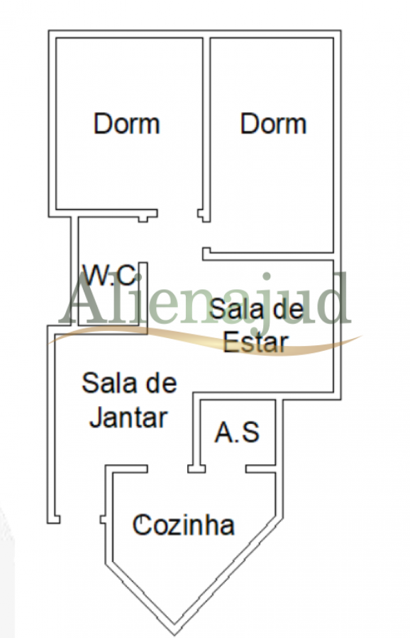 DIREITOS - Apart. c/ área útil de 57,73m² situado na Rua Flamínio Levy DIREITOS - Apart. c/ área útil de 57,73m² situado na Rua Flamínio Levy, localizado em Santos - SP