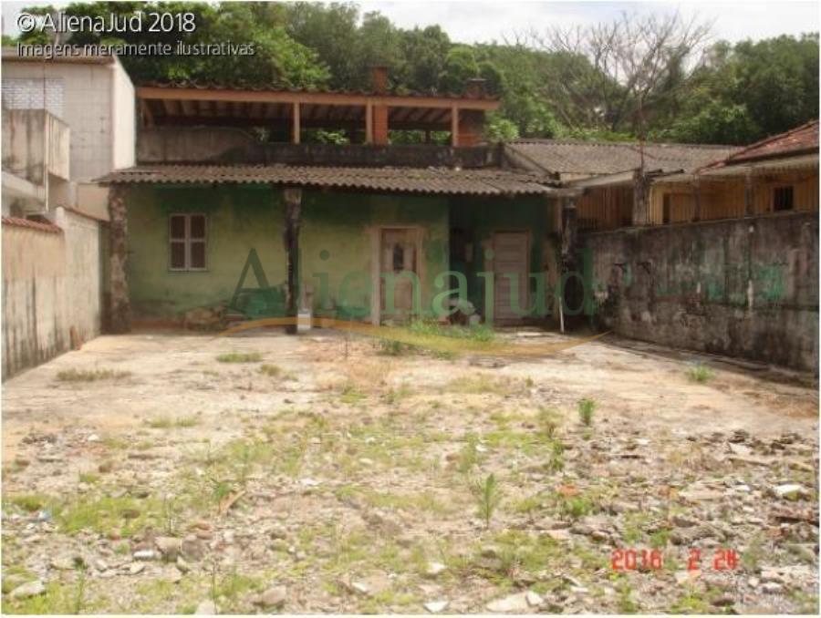 Terreno c/ Casa - área de 250m² - Santa Maria - Santos/SP Terrenos e Sobrado - Santos/SP, localizado em São Paulo - SP