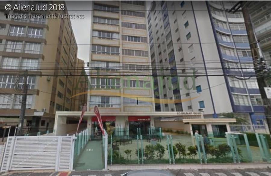 Apart. 2 dorms c/ 72m² situado em frente a praia - José Menino - Santos/SP