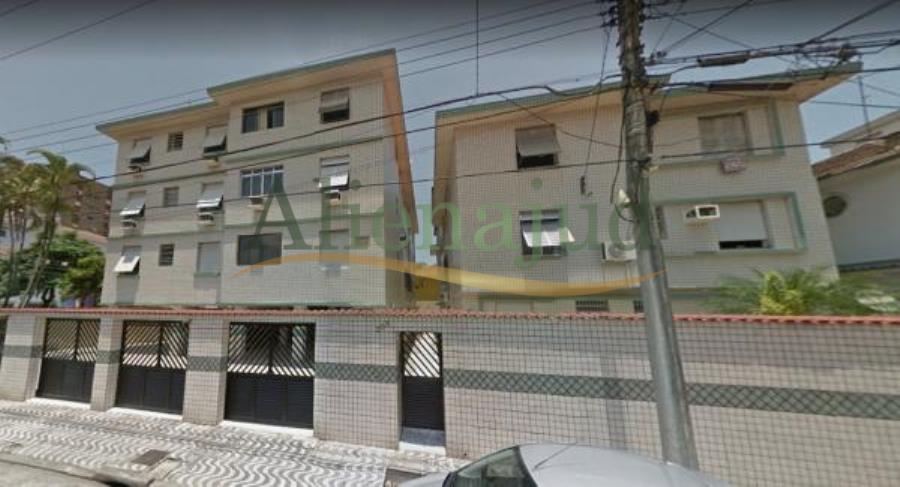 Apart. 2 dorms c/ área construída de 60m² situado Rua Coronel Pedro Arbues - Aparecida - Santos/SP