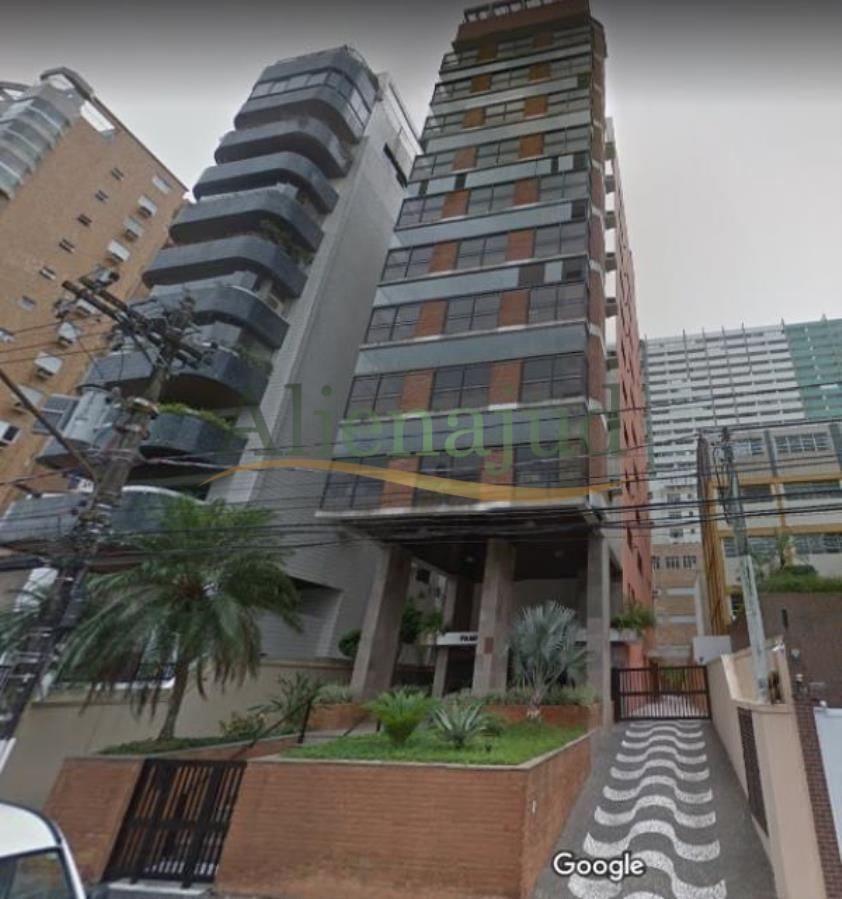 Apart. 3 dorms c/ área privativa de 246m² situado a Rua Minas Gerais - Boqueirão - Santos/SP